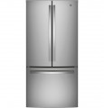 GE - 18.6 Cu. Ft. French Door Counter-Depth Regrigerator - Fingerprint resistant stainless steel