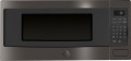 GE - Profile Series 1.1 Cu. Ft. Microwave - Black stainless steel