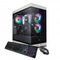 iBUYPOWER - SlateMR Gaming Desktop - AMD Ryzen 7 7700X - 32GB Memory - NVIDIA GeForce RTX 4060 8GB - 2TB NVMe SSD - White