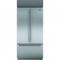 Sub-Zero Classic 21 Cu. Ft. French Door Built-In Refrigerator with Internal Dispenser - Stainless steel