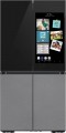 Samsung - 29 cu. ft. Bespoke 4-Door Flex Refrigerator with Family Hub+ - Charcoal Glass Top