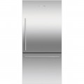 Fisher & Paykel - ActiveSmart 17.1 Cu. Ft Bottom-Freezer Counter Depth Refrigerator Ezkleen Stainless Steel