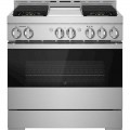 JennAir - NOIR 5.1 Cu. Ft. Self-Cleaning Freestanding Gas Convection Range - Floating Black Glass