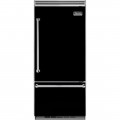 Viking Professional 5 Series Quiet Cool 20.4 Cu. Ft. Bottom-Freezer Built-In Refrigerator - Black