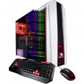 iBUYPOWER - Gaming Desktop - AMD Ryzen 3-Series - 8GB Memory - NVIDIA GeForce GT 1030 - 240GB Solid State Drive - Black/White/Red