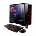 CybertronPC - CLX SET Desktop - Intel Core i7-8700 - 16GB Memory - NVIDIA GeForce GTX 1060 - 120GB Solid State Drive + 1TB Hard Drive - Black/Red