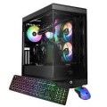 iBUYPOWER - Y40 PRO Gaming Desktop PC - Intel Core Ultra 7 265KF- NVIDIA GeForce RTX 4060 Ti 8GB- 32GB DDR5 RGB RAM - 2TB NVMe - Black