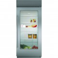 Sub-Zero  Classic 23.3 Cu.  Ft. Built-In Refrigerator with Glass Door - Stainless steel