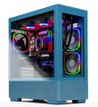 Skytech Gaming - AZURE 2 Gaming Desktop PC – AMD Ryzen 7 7800X3D – 32GB Memory – NVIDIA RTX 4070 Ti – 1TB NVMe SSD - Blue