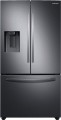 Samsung - 27 Cu. Ft. French Door Refrigerator - Black stainless steel