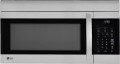 LG - 1.7 Cu. Ft. Over-the-Range Microwave with EasyClean - Stainless steel