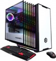 CyberPowerPC - Gaming Desktop - AMD Ryzen 7-Series - 16GB Memory - AMD Radeon RX 590 - 2TB Hard Drive + 240GB Solid State Drive - White