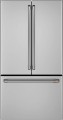 GE - Café 23.1 Cu. Ft. French Door Counter-Depth Refrigerator - Stainless steel