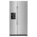 Amana - 24.5 Cu. Ft. Side-by-Side Refrigerator with Water and Ice Dispenser - Stainless Steel--6581047