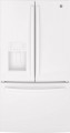 GE - 25.6 Cu. Ft. French Door Refrigerator - High-Gloss White