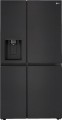 LG - 27.2 cu ft Side by Side Refrigerator with SpacePlus Ice - Smooth black