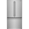 GE - 21.9 Cu. Ft. French Door Counter Depth Refrigerator with Internal Water Dispenser - Stainless Steel