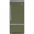 Viking - Professional 5 Series Quiet Cool 20.4 Cu. Ft. Bottom-Freezer Built-In Refrigerator - Cypress Green