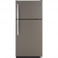 GE - 18.2 Cu. Ft. Top-Freezer Refrigerator - Slate