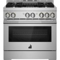 JennAir - RISE 5.1 Cu. Ft. Freestanding Gas Convection Range - Stainless Steel