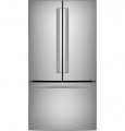 Haier - 27.0 Cu. Ft. French Door Refrigerator with Fingerprint Resistance - Fingerprint Resistant Stainless Steel