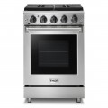 Thor Kitchen - 24 Inch Freestanding Gas Range - Stainless Steel