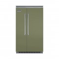 Viking - Professional 5 Series Quiet Cool 29.1 Cu. Ft. Side-by-Side Built-In Refrigerator - Cypress Green