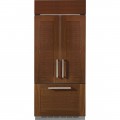 Monogram - 20.8 Cu. Ft. French Door Built-In Refrigerator - Custom Panel Ready