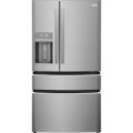 Frigidaire - 21.5 Cu. Ft. 4-Door French Door Counter-Depth Refrigerator - Stainless Steel